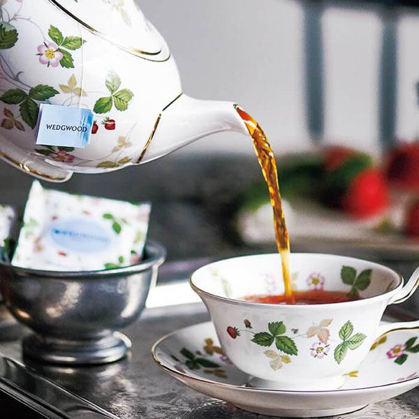 WEDGWOOD ウェッジウッド ワイルドストロベリーティーバッグセット 12