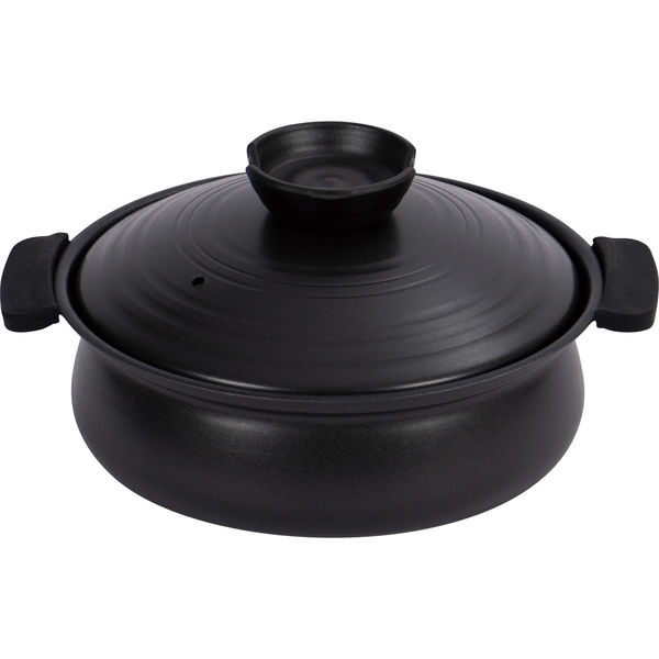 武田コーポレーション IH対応軽量土鍋風アルミ卓上鍋 18cm 1ー2人用