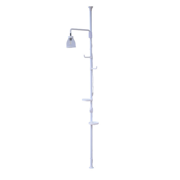 YAMAZEN 間接照明 フロアライト 突っ張り式 インテリアライト トレー