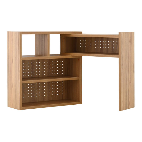 佐藤産業 LIKE 伸縮ラック 幅720～1302×奥行250×高さ720mm ナチュラル