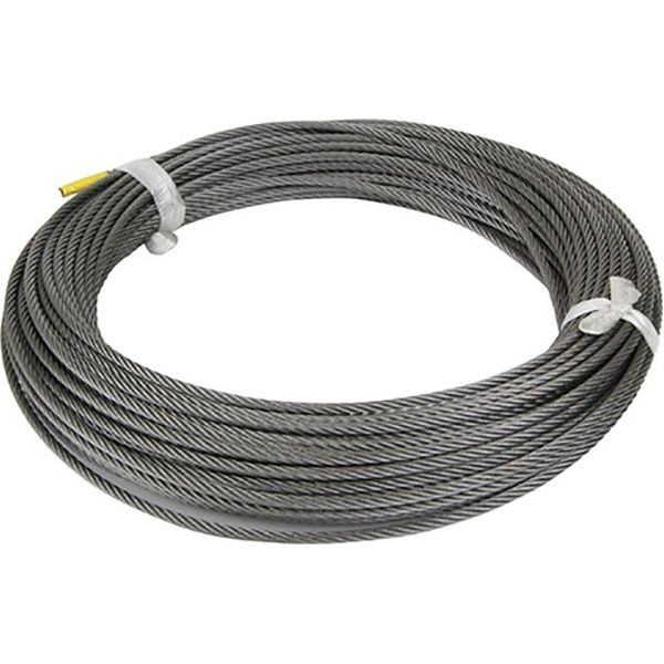 京セラインダストリアルツールズ ワイヤーロープ カシメ付 5mm×40m