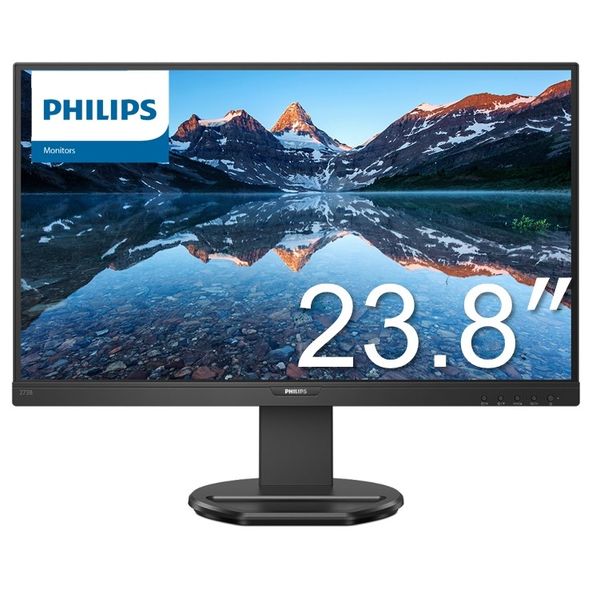 フィリップス 23.8インチ液晶モニター USB Type-C対応/画面回転機能