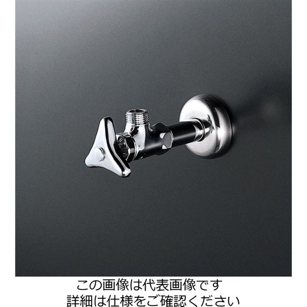 KVK アングル形止水栓 K6ーP2 1セット(5個)（直送品） - アスクル