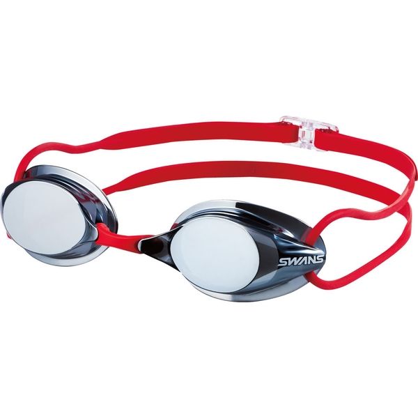 スイムグラス ミラーレンズ ノンクッション 競泳用 レーシング SR-7M