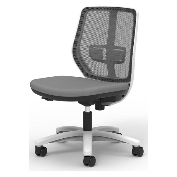 軒先渡し】オカムラ VC1メッシュチェア ホワイトフレーム×ライトグレー