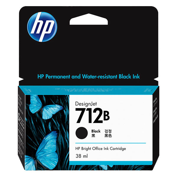 HP（ヒューレット・パッカード） 純正インク HP712B ブラック 38ml