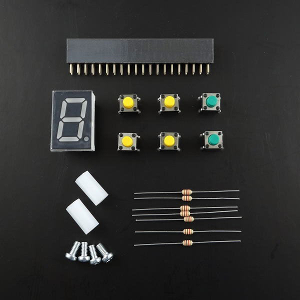 マルツエレック 7segCAP基板 部品セット MRM-7SEGCAP-S 1個（直送品