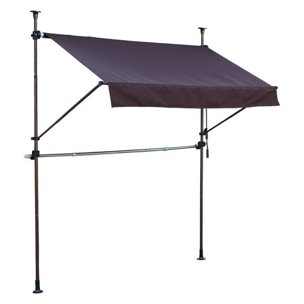 谷村実業 物干竿付 オーニングIV TAN-900-20A(BR) 1個 4589792852401