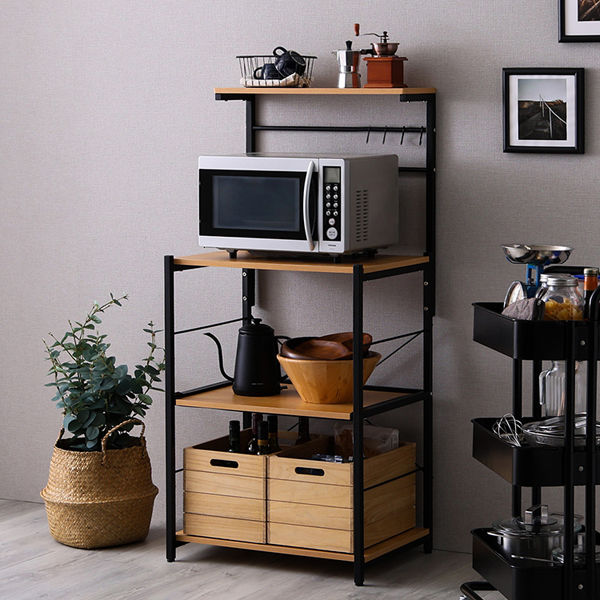 ホームテイスト ヴィンテージ スリムレンジ台 ハイタイプ 60cm幅