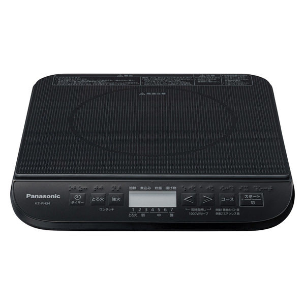 パナソニック（Panasonic） 卓上IH調理器 KZ-PH34-K ブラック 1台 IH