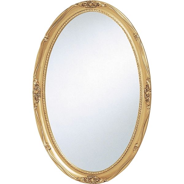 アルテジャパン ミラー フレーム付 オーバル 幅500×高さ760mm ゴールド