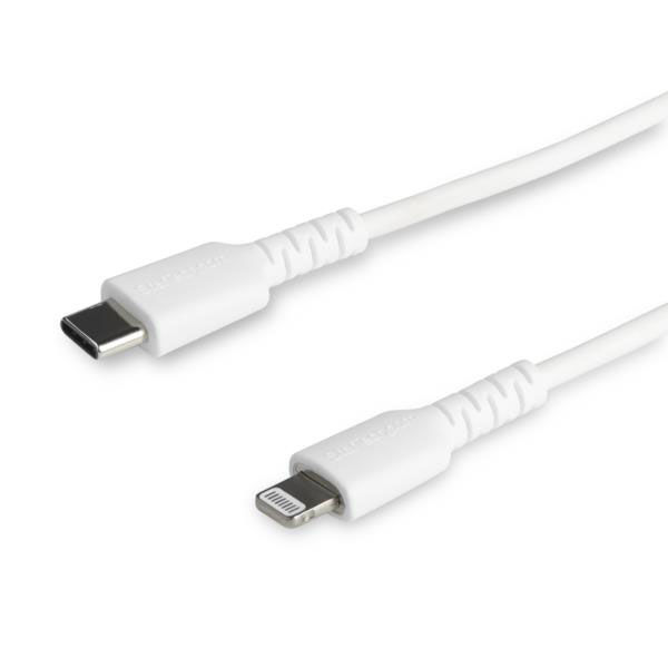 Startech.com USB-C-Lightning ケーブル 1m Apple MFi認証 ホワイト