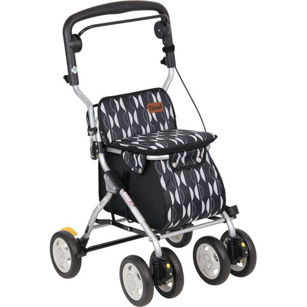 幸和製作所 ルーティ2 SLM08 ブラック 1台 【シルバーカー】介援隊