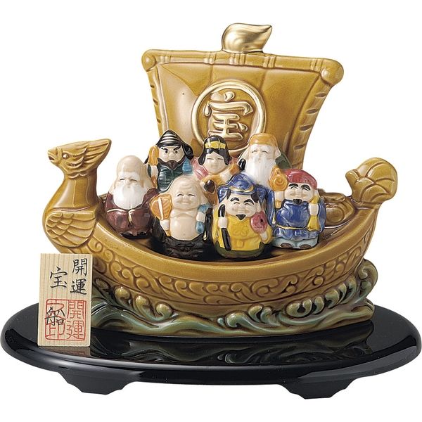 七福神置物 開運七福神宝船 （1個入）（直送品） - アスクル