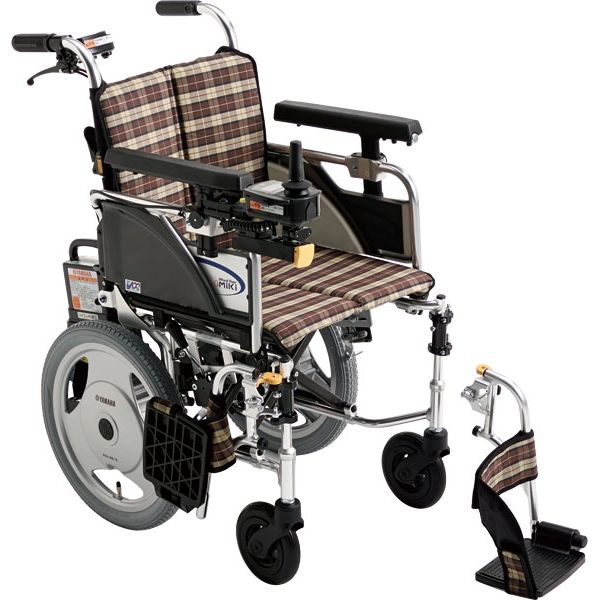 ミキ 電動車いす （介助操作部有） #41 リチウムイオンバッテリー