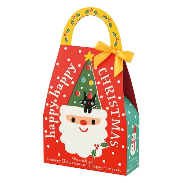 ヘッズ クリスマスツリーサンタハンドルギフトボックス-1(10枚) XTS