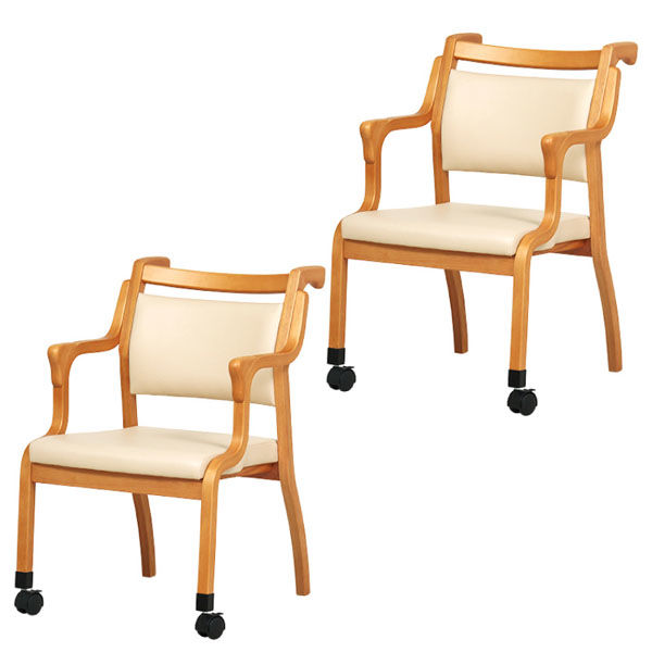 軒先渡し】貞苅椅子製作所 Careシリーズ 高齢者向け前脚キャスター介護