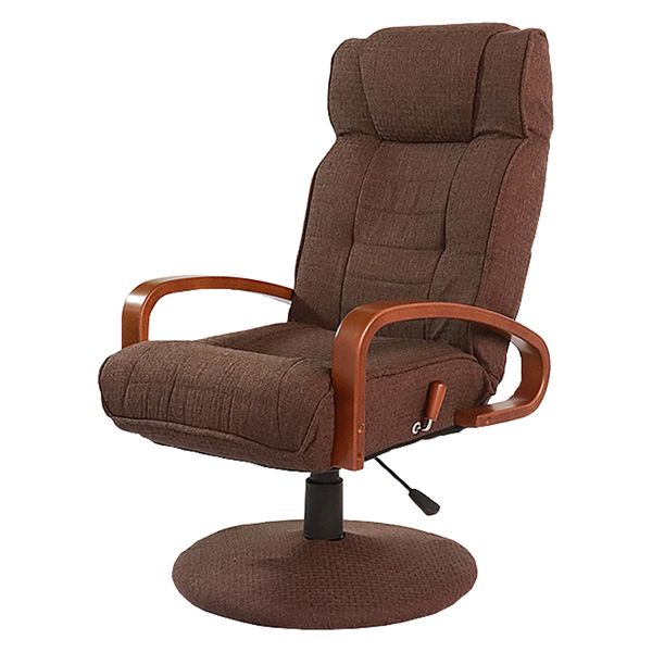 平インテリア産業 回転高座椅子 ダークブラウン SS-270JV-DBR 1台