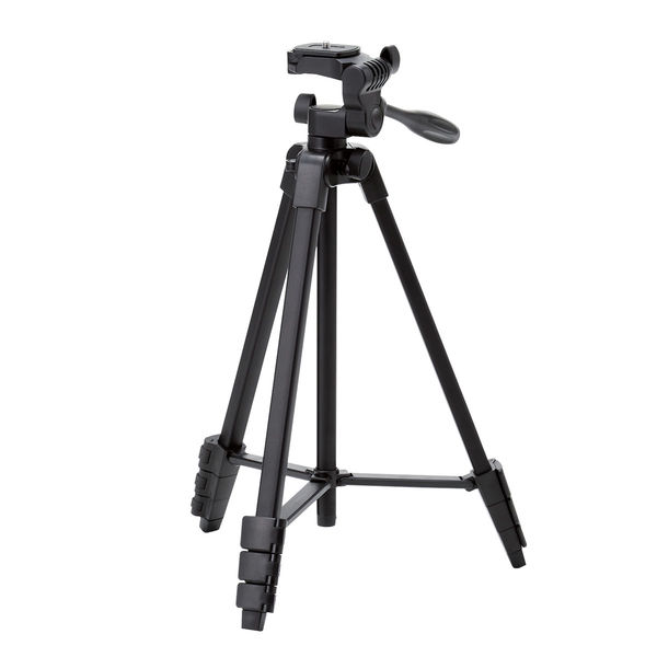 スマホ カメラ 三脚 最大147cm 3段階伸縮 3WAY雲台 収納ケース