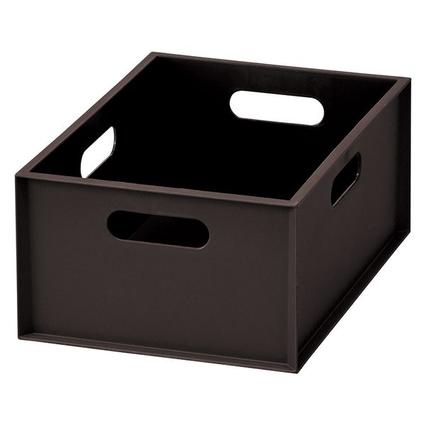 JEJアステージ カロキューブ縦型ハーフ ダークブラウン 収納ボックス 1