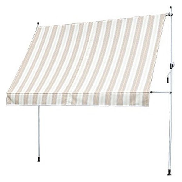 谷村実業 物干し竿用フック付きオーニング 2m 日よけ シェード 節電
