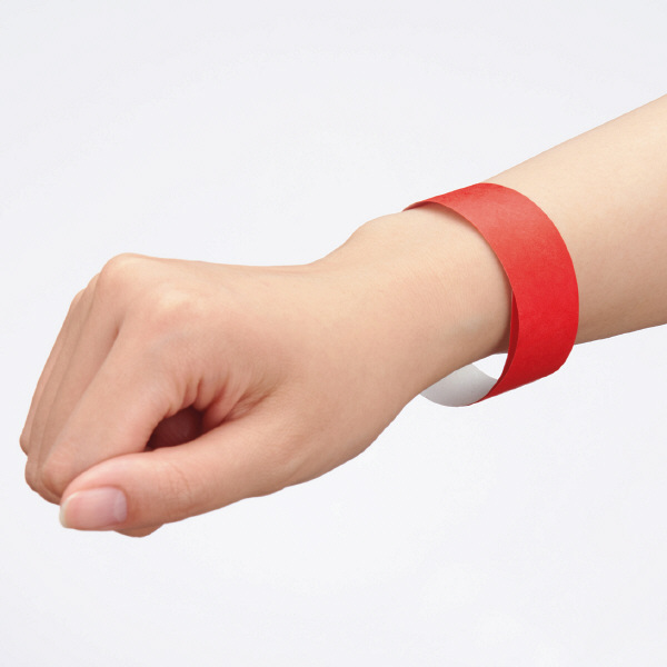 ソニック 赤 イベント用リストバンド 使い捨てタイプ NF-3567-R 1袋