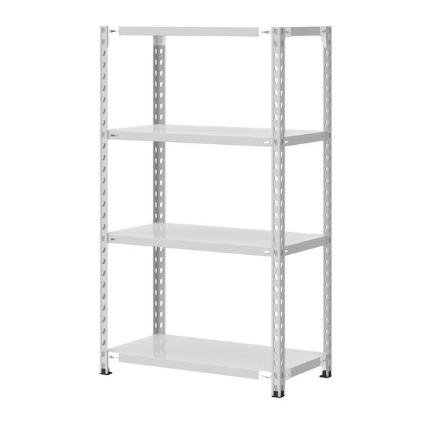 プラス KR軽量ラック （天地4段） 幅887×奥行462×高さ1500mm ライト