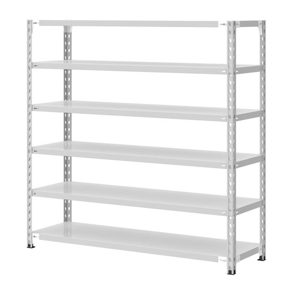 プラス KR軽量ラック （天地6段） 幅1512×奥行462×高さ1500mm ライト