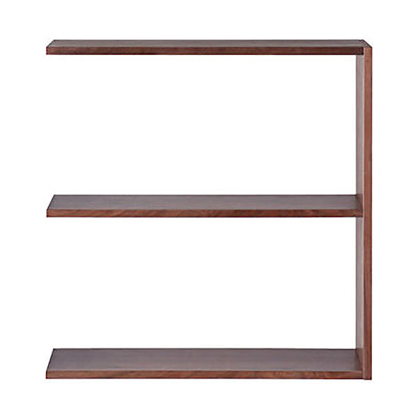 無印良品 スタッキングシェルフ ワイド 追加2段 ウォールナット材 幅