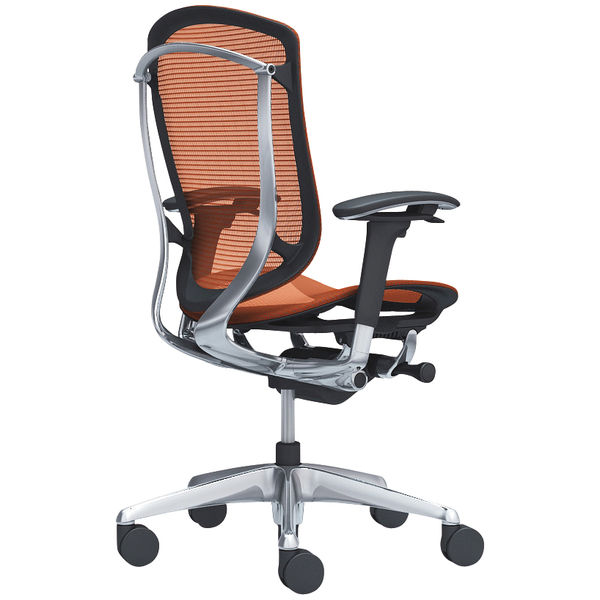 CC81BR FPH8 オカムラ コンテッサ セコンダ 座メッシュ ポリッシュ