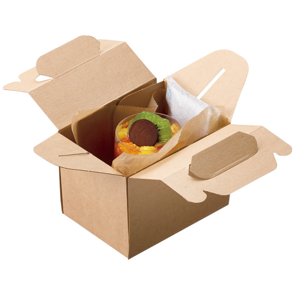 ケーキボックス 未晒し ミニ 1袋（50枚入） オリジナル - アスクル