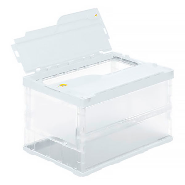 折りたたみコンテナ】 アスクル 「現場のチカラ」 ペタンコC-50B 50L