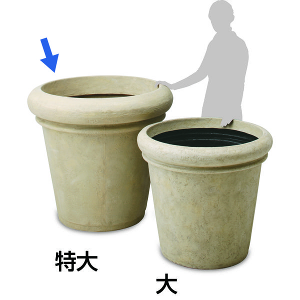 タカショー ビッグプランター 特大 FIP-12 1台（直送品） - アスクル