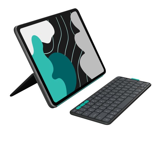 ロジクール Flip Folio キーボードケース iPad Pro 13インチ iK1385GRA
