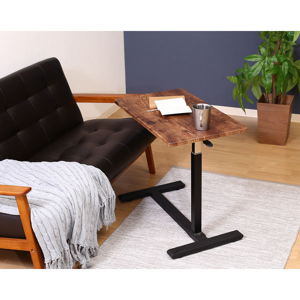 不二貿易 ナビアシリーズ ガス昇降テーブル（隠しキャスター付） 幅700