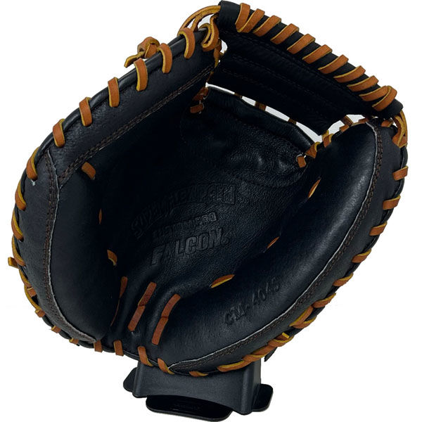 FALCON（ファルコン） 野球 少年用 軟式キャッチャーミット ブラック