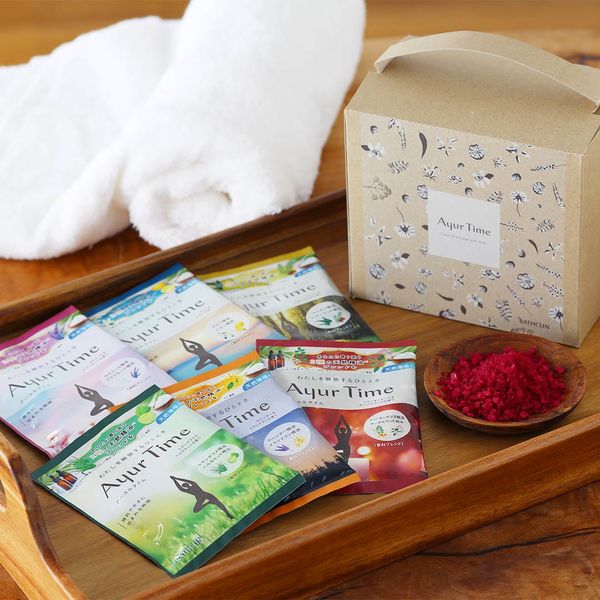 アウトレット】【アスクル限定】 アーユルタイム バスソルト 6種