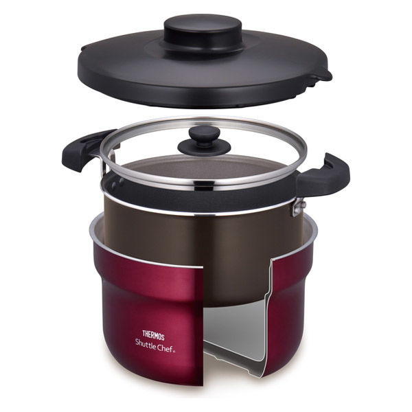 サーモス シャトルシェフ KBJ-3001 R 1セット(2個セット)（直送品