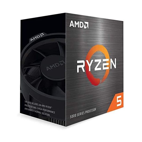 CPU AMD Ryzen 5 5600X 3.7GHz 6コア/12スレッド 35MB 65W 100
