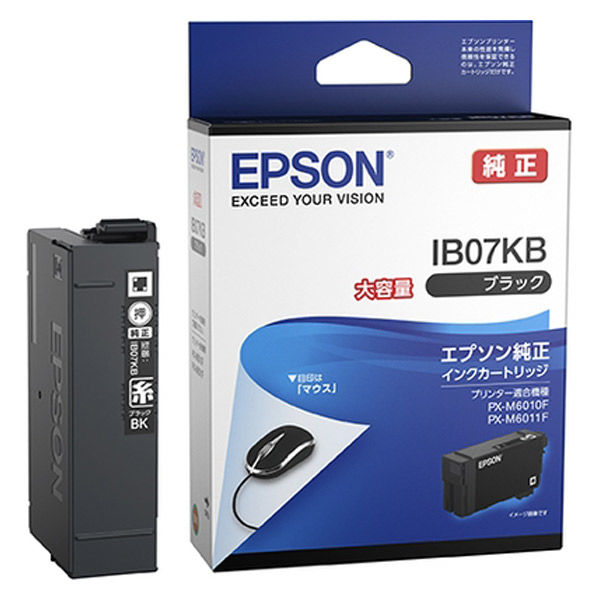 エプソン (EPSON) IB07KB(マウス) 純正インクカートリッジ ブラック(大