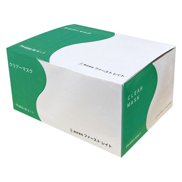 ファーストレイト クリアーマスク FR-6202 レギュラー 1箱（30枚入