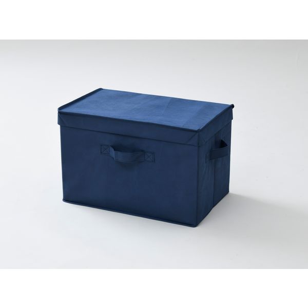 山善 YAMAZEN どこでも収納ボックス ふた付 幅380×奥行250×高さ250mm