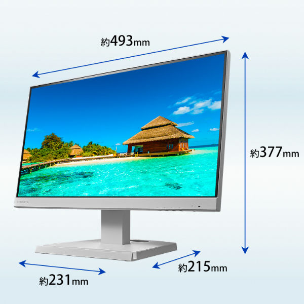 アイ・オー・データ機器 21.5インチワイド液晶モニター ホワイト LCD