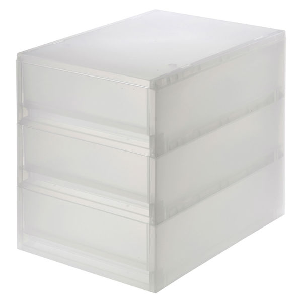 まとめ買いセット】無印良品 ポリプロピレン 小物収納ケース 引出3段