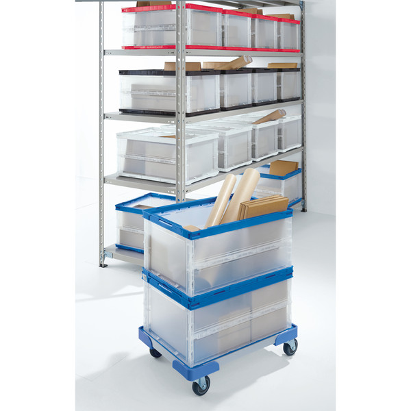 折りたたみコンテナ】 アスクル 「現場のチカラ」 ペタンコO-50B 50L