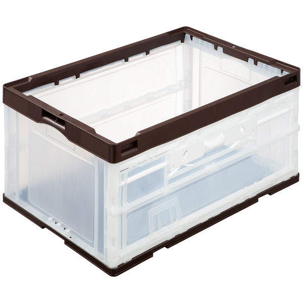 折りたたみコンテナ】 アスクル他 扉付き折りたたみコンテナセット