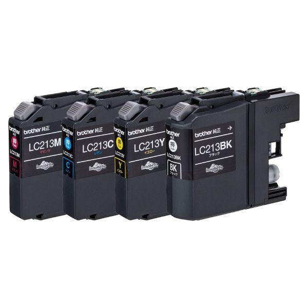 ブラザー（brother） 純正インク LC213-4PK 1パック（4色入） LC213