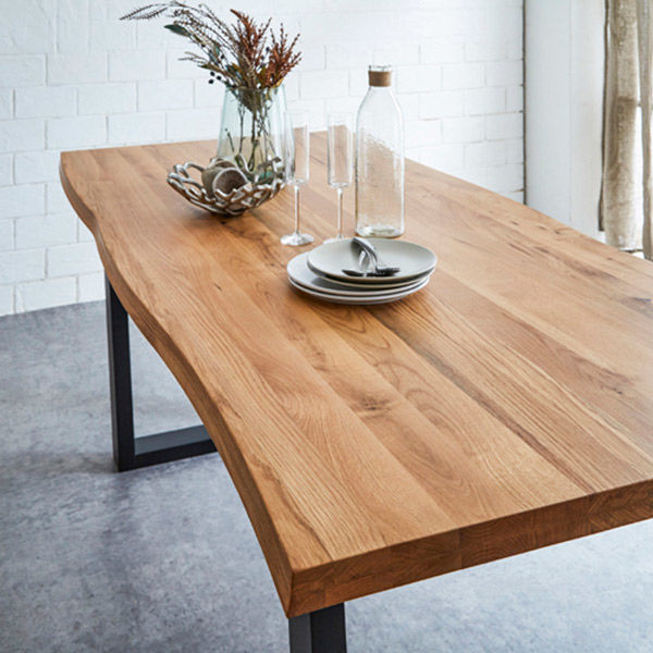 後藤家具物産 一枚板風 ダイニングテーブル 幅1800×奥行850×高さ710mm