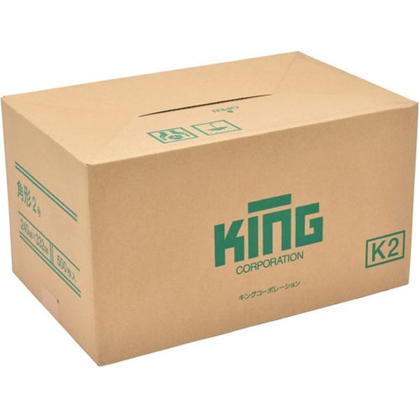 キングコーポレーション 角形2号 100g Hiソフトカラー アクア 160210