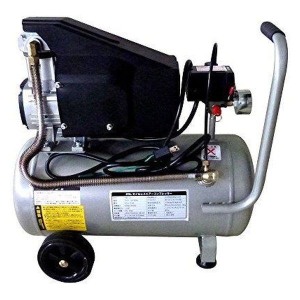 シンセイ オイルレスコンプレッサー 25L WBS-25 1台（直送品） - アスクル